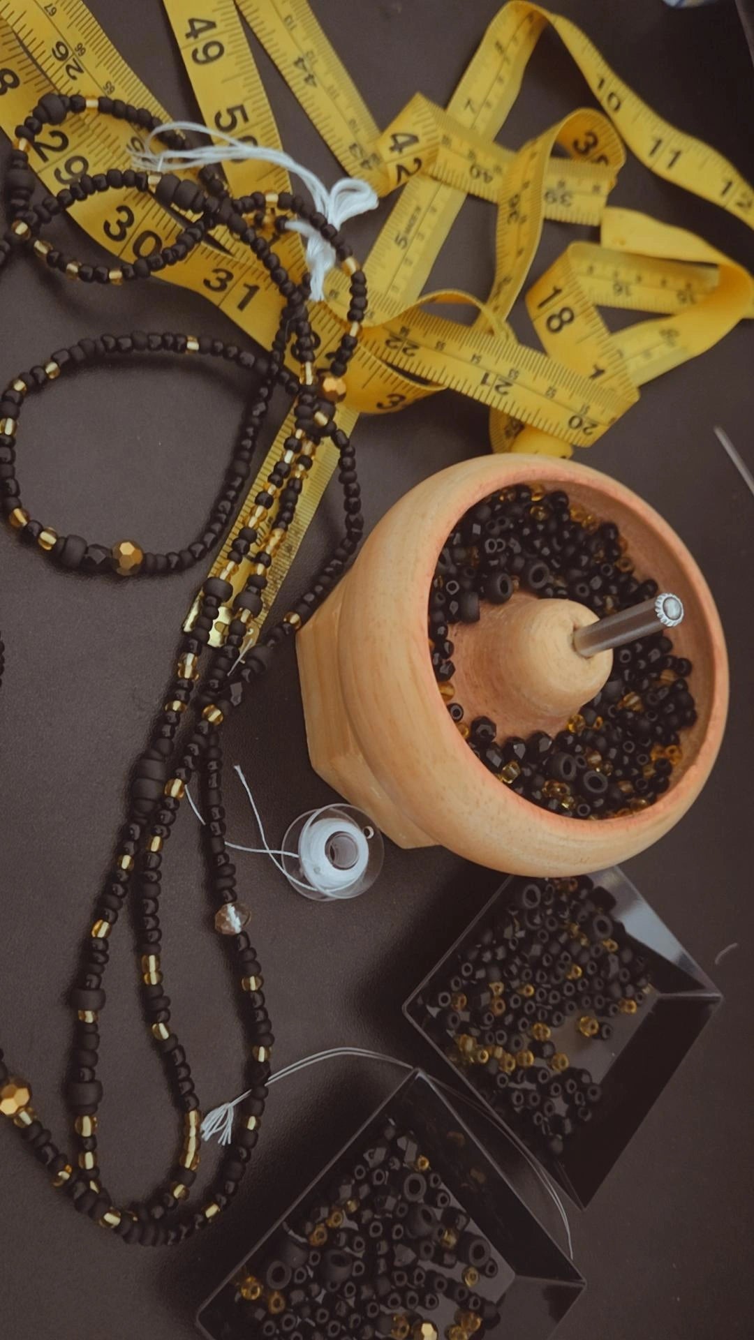 Black Opulence Waistbead Kit