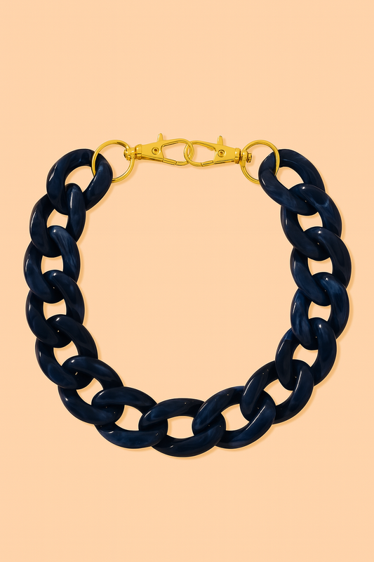Midnight Marble Luxe Strap
