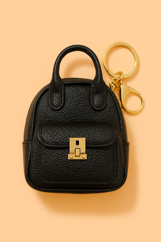 Sassy Mini Luxe – Black Bag Charm