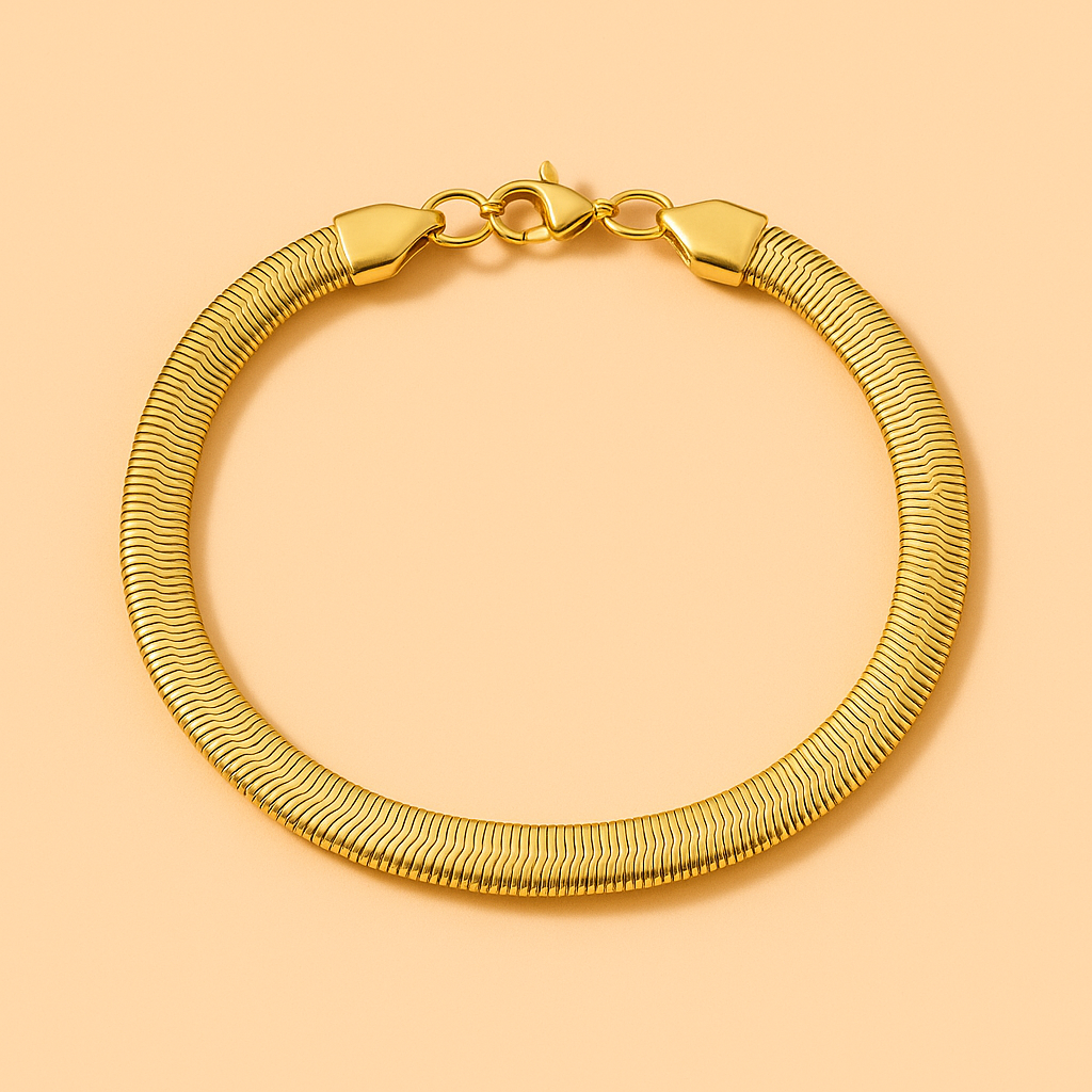 Sassy Sleek Herringbone Bracelet