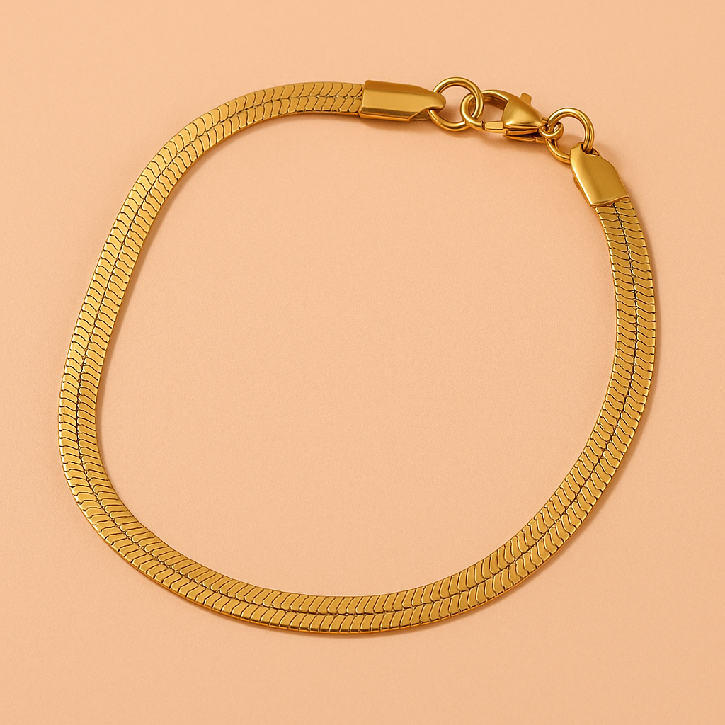 Sassy Shine Herringbone Anklet