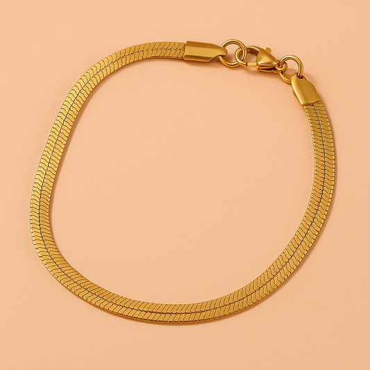 Sassy Shine Herringbone Anklet